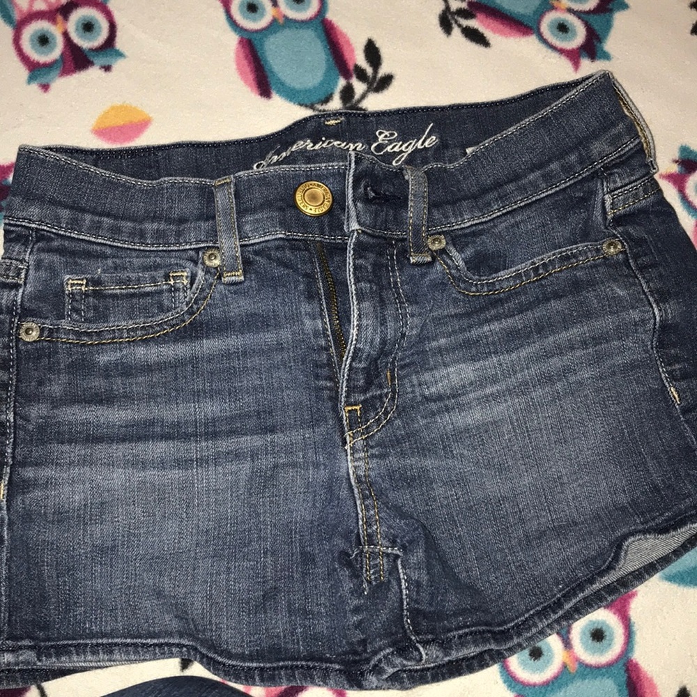 Dark blue jeans